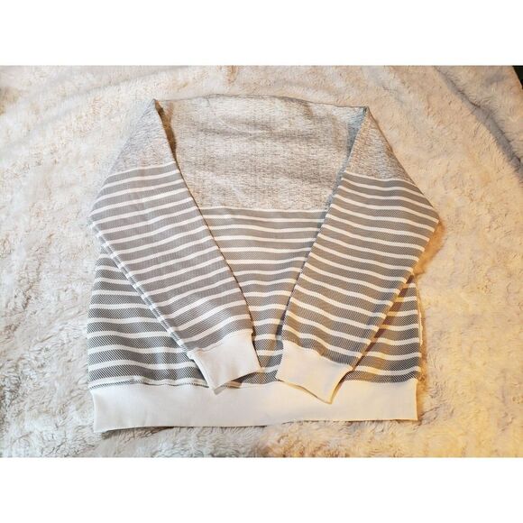 Borgo Fashion Mens Sweatshirt Gray 2XL Long Sleeve Round Neck Pullover Infinite - Picture 8 of 11